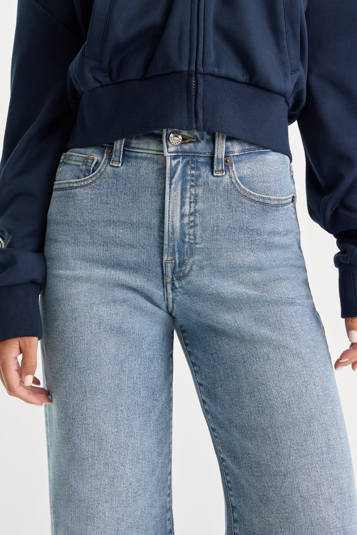Luxury GOOD WAIST PALAZZO JEANS INDIGO1154