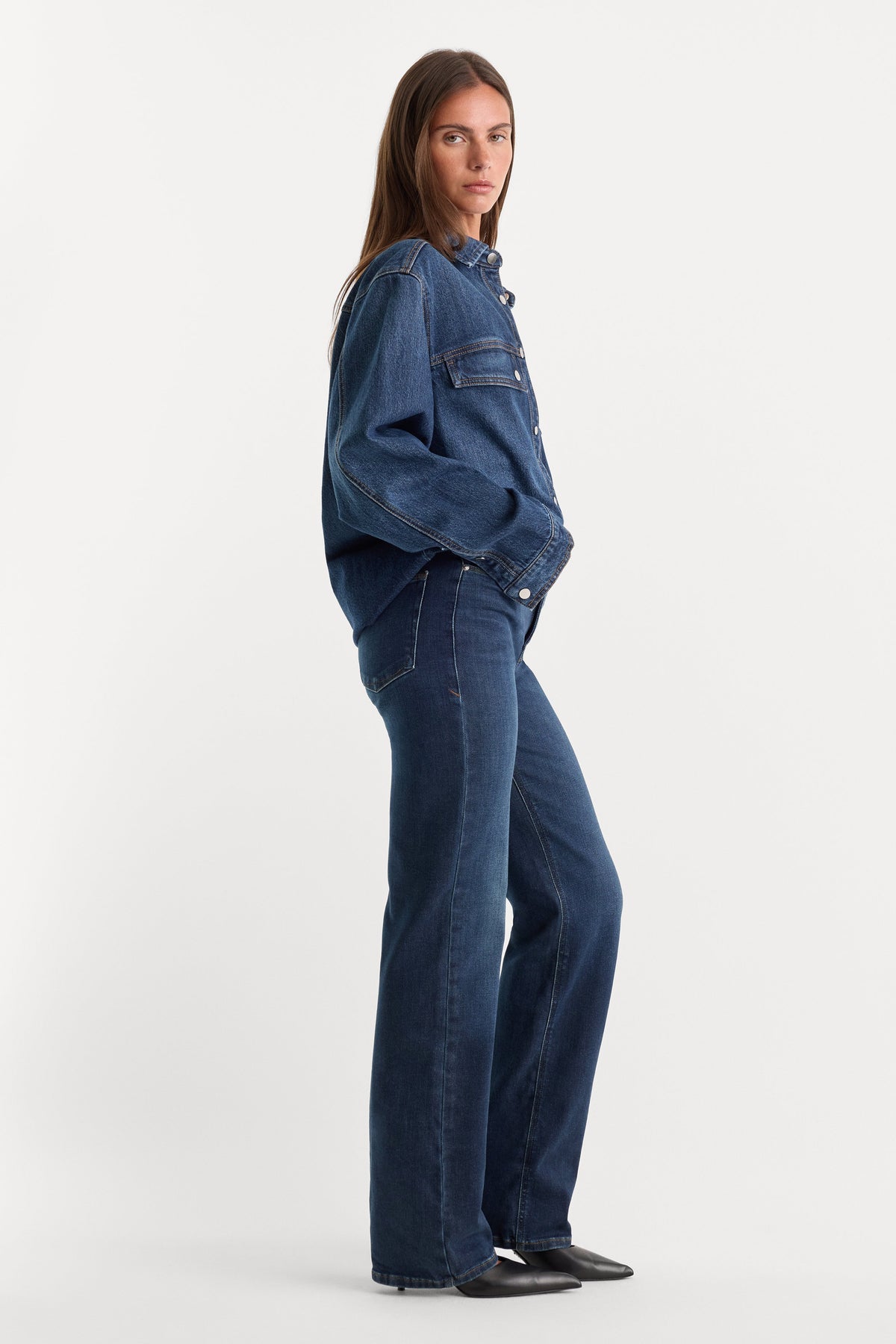 Luxury SOFT TECH GOOD TRUE STRAIGHT JEANSINDIGO572