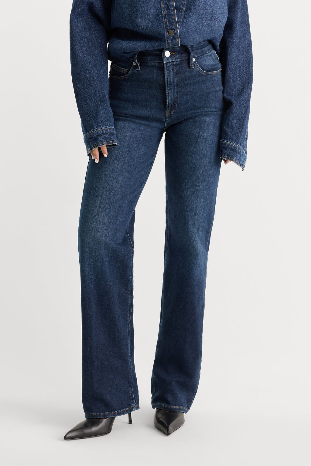 Luxury SOFT TECH GOOD TRUE STRAIGHT JEANSINDIGO572