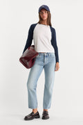 Luxury VINTAGE STRAIGHT ANKLE JEANS INDIGO1220