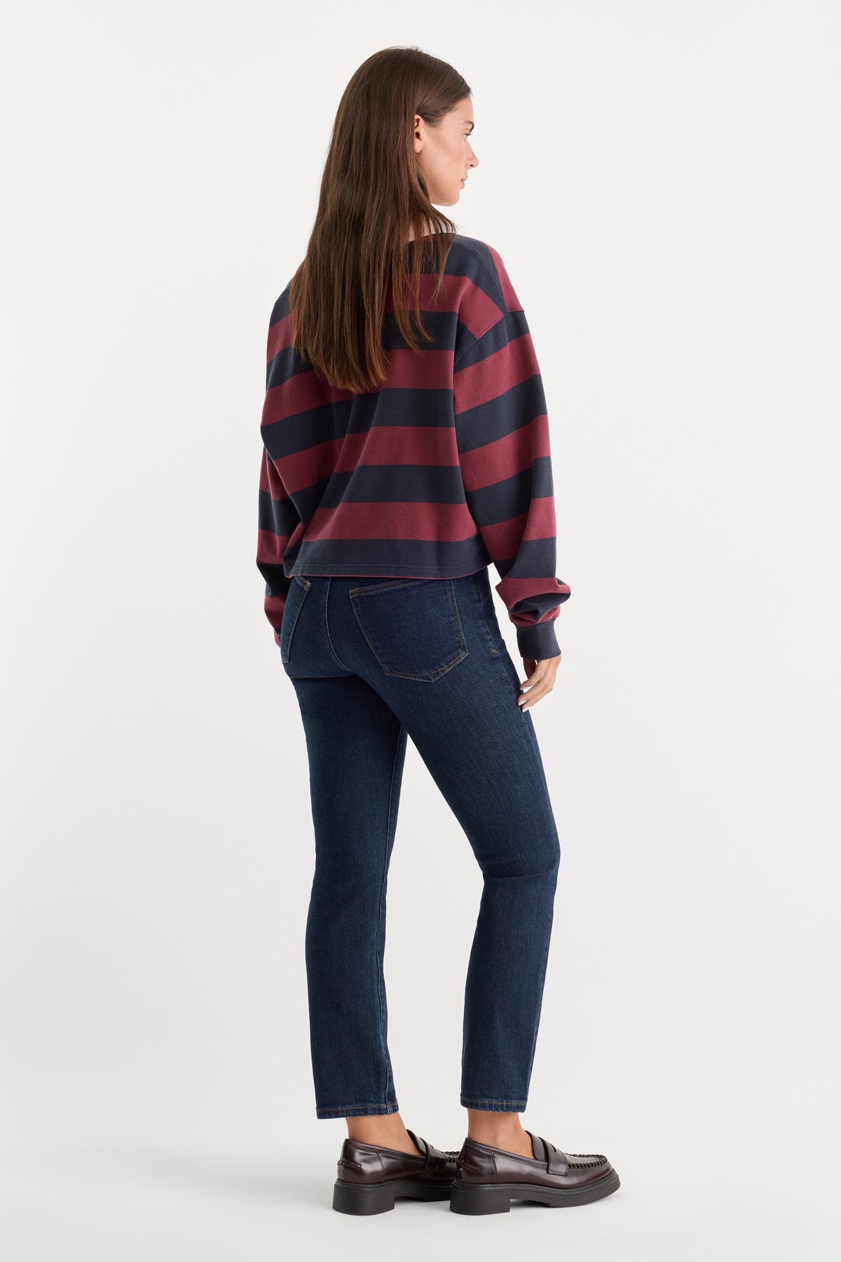 Luxury GOOD PETITE STRAIGHT JEANS INDIGO1153