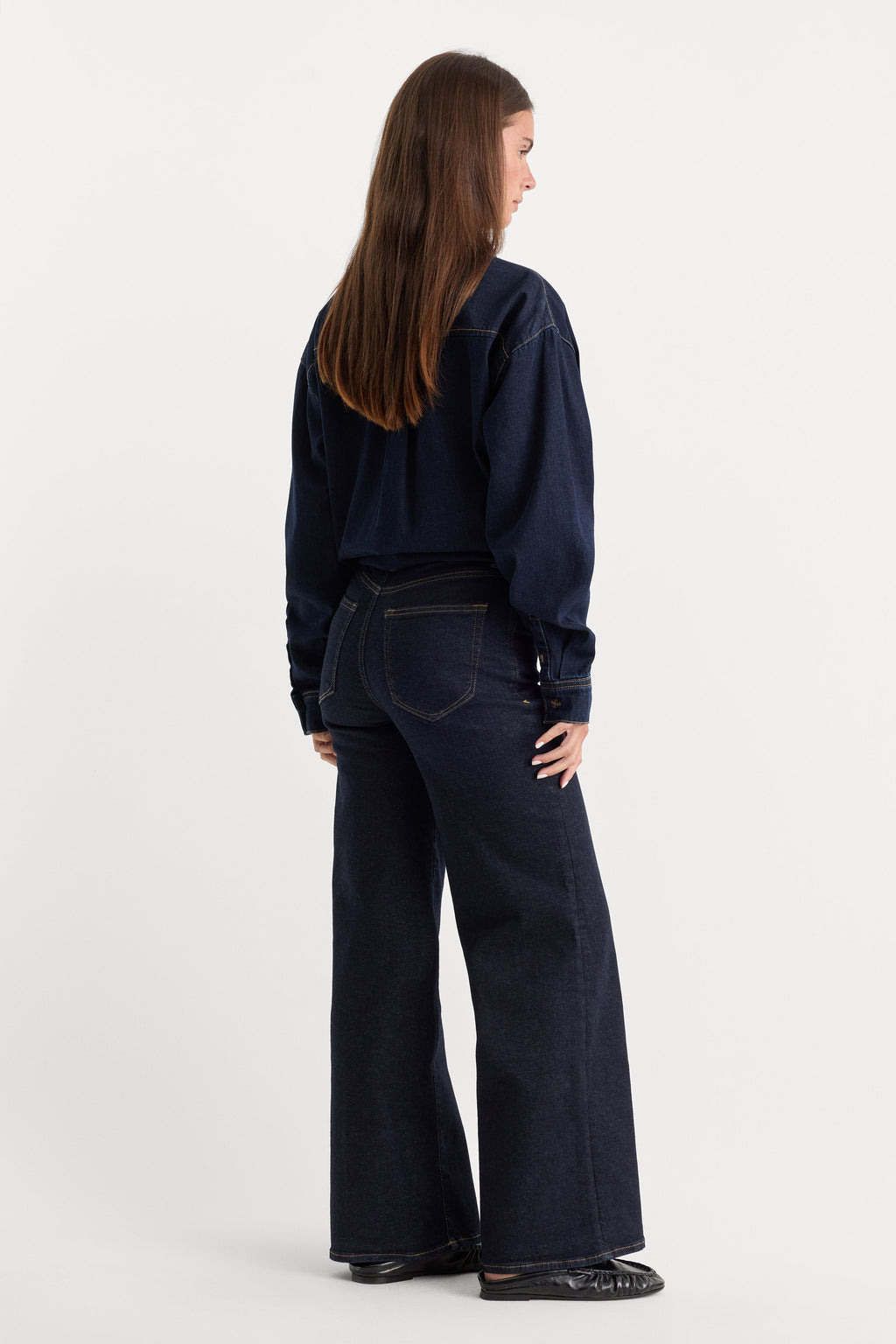 Luxury ALWAYS FITS SLIM PALAZZO JEANS DENETHIC BLUE