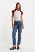 Luxury GOOD LEGS STRAIGHT JEANS BLUE004