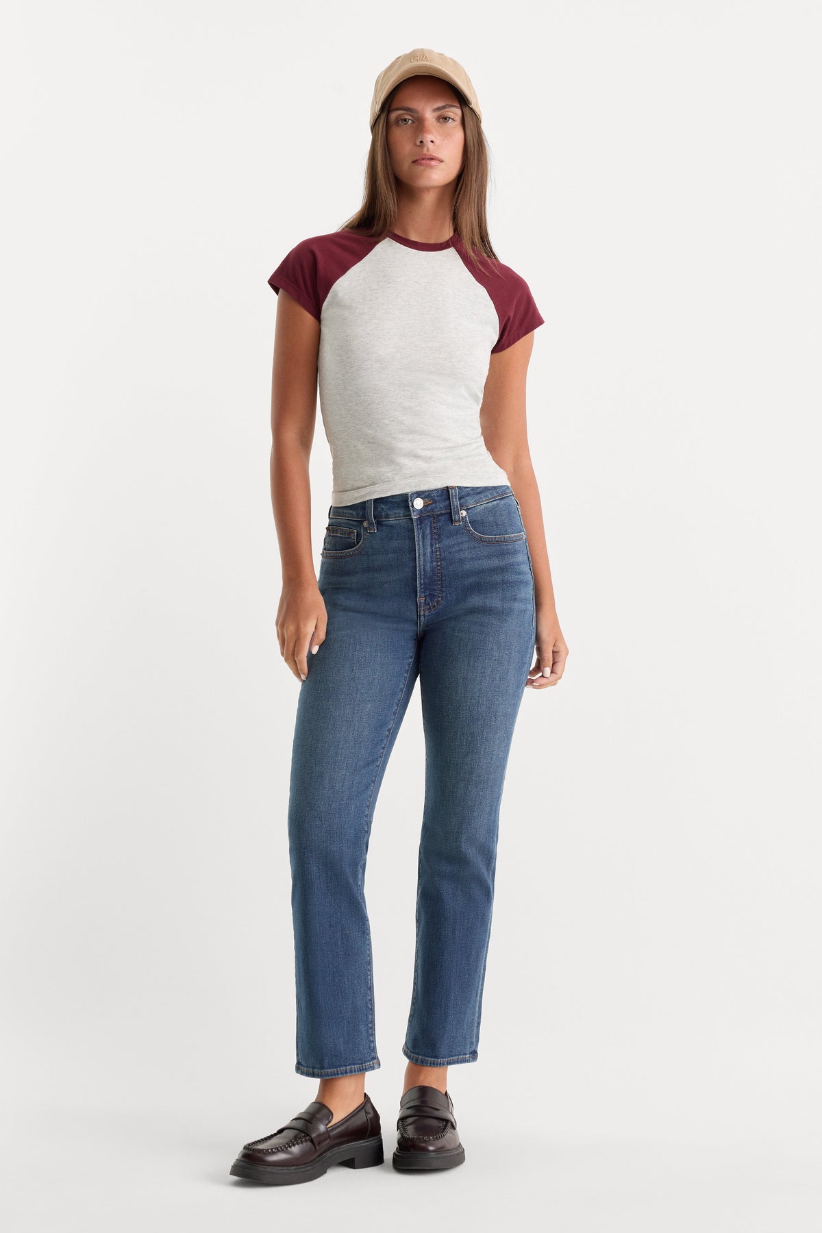 Luxury GOOD LEGS STRAIGHT JEANS LONG BLUE004