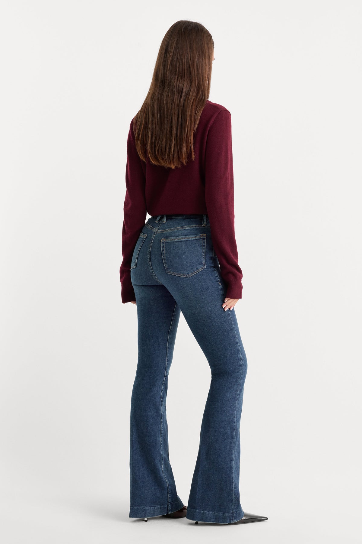 Luxury GOOD LEGS FLARE JEANS BLUE004