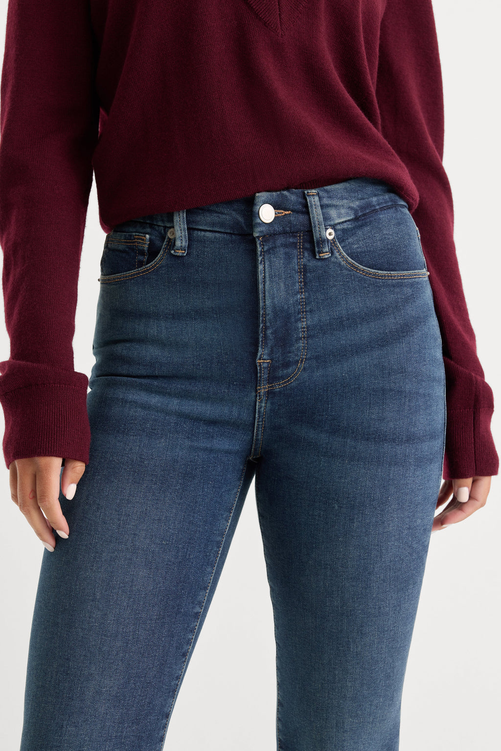 Luxury GOOD LEGS FLARE JEANS BLUE004