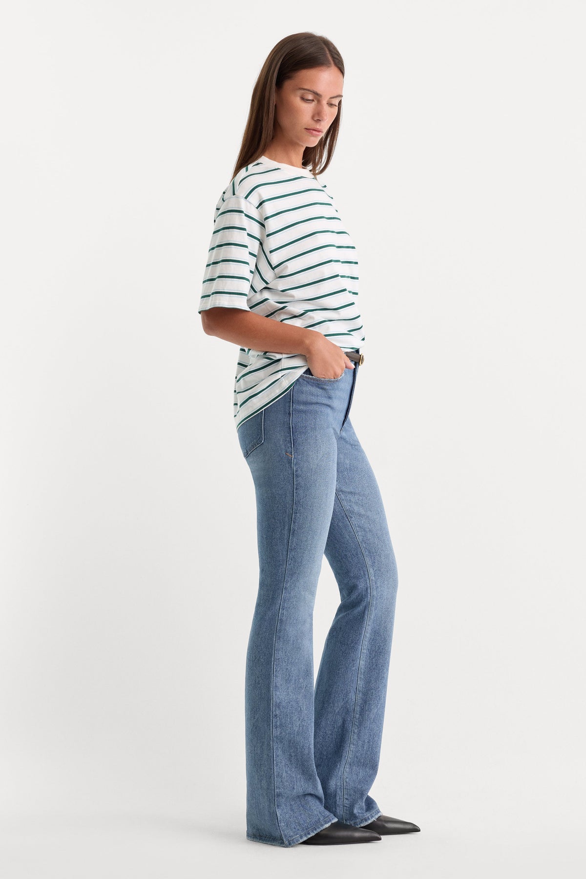 Luxury SOFT TECH GOOD CLASSIC BOOTCUT JEANS INDIGO627