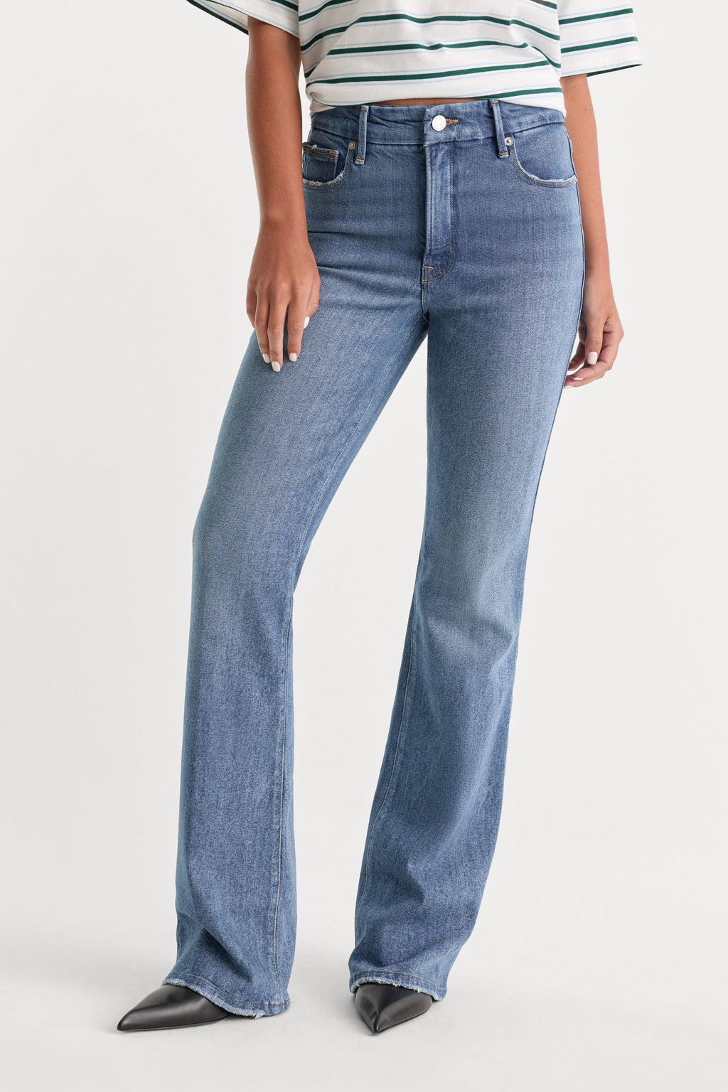 Luxury SOFT TECH GOOD CLASSIC BOOTCUT JEANS INDIGO627