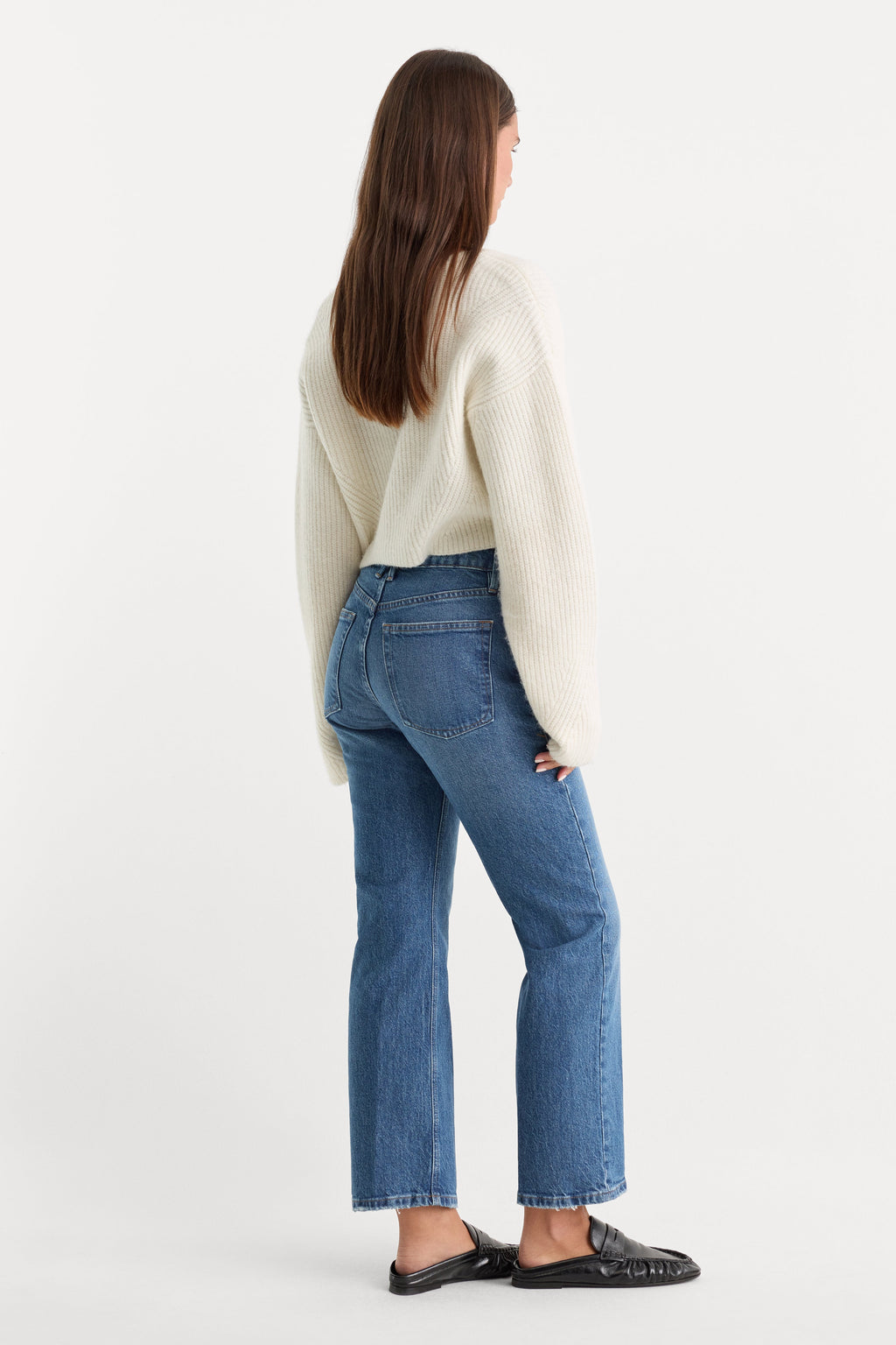 Luxury VINTAGE STRAIGHT ANKLE JEANS INDIGO1222