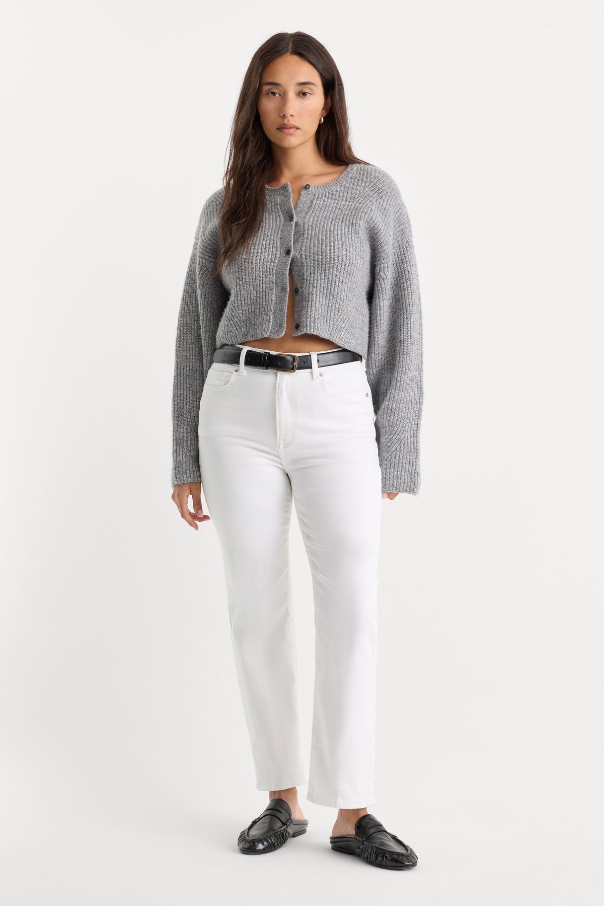 Luxury ALWAYS FITS GOOD LEGS STRAIGHT JEANS WHITE001