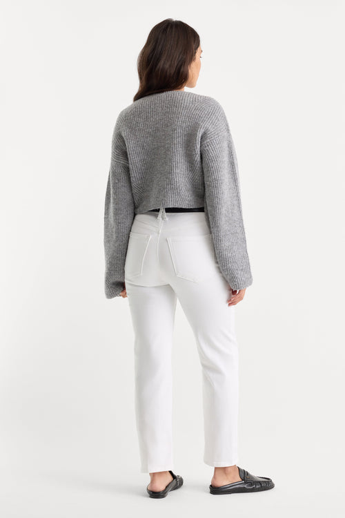 Luxury ALWAYS FITS GOOD LEGS STRAIGHT JEANS WHITE001