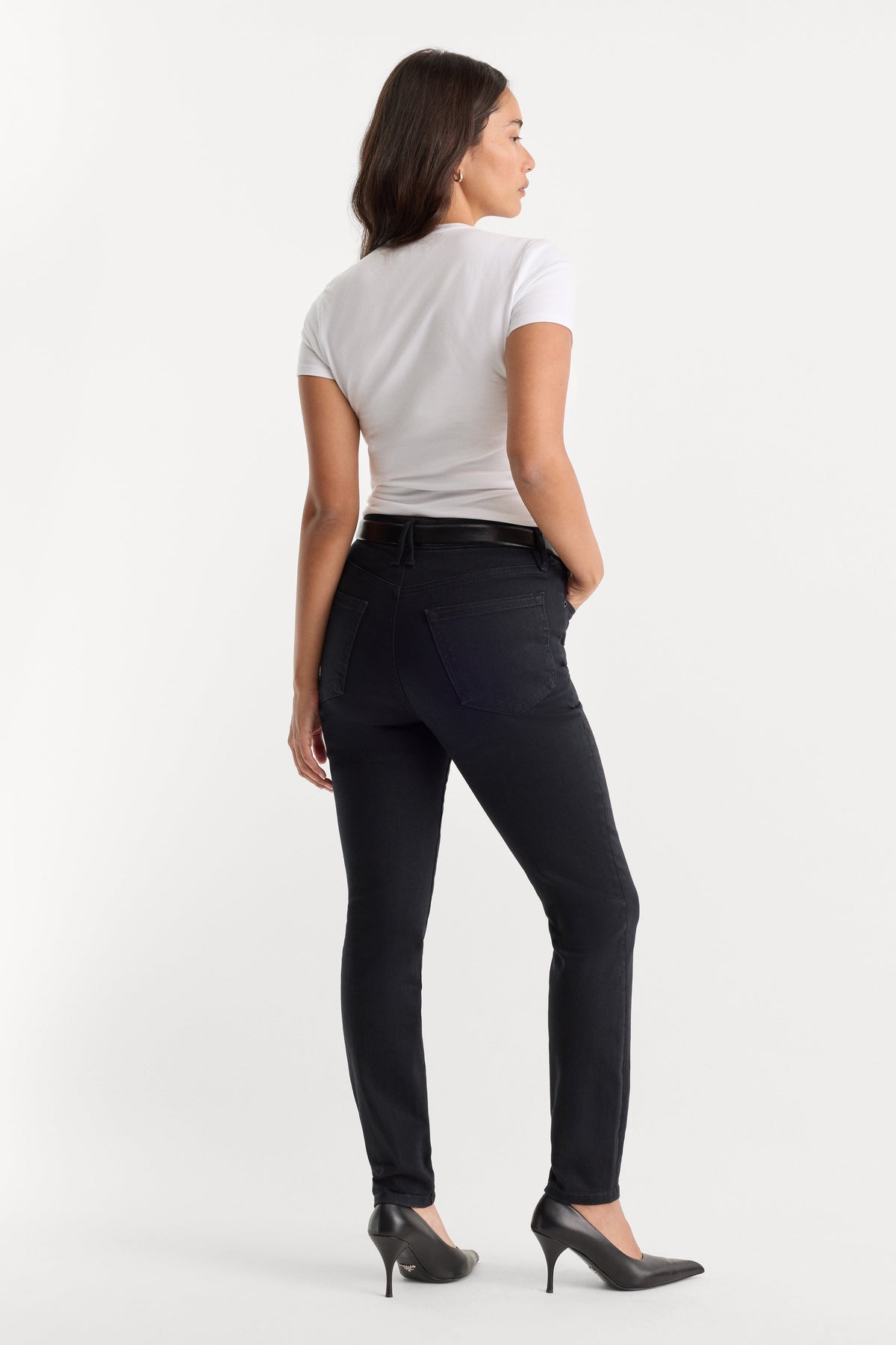 Luxury ALWAYS FITS GOOD LEGS SKINNY JEANS BLACK165