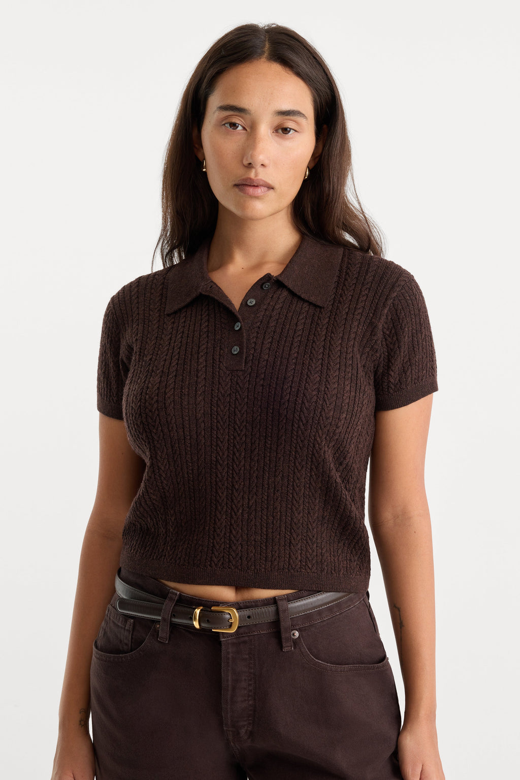 Luxury THE MICRO CABLE POLO ESPRESSO