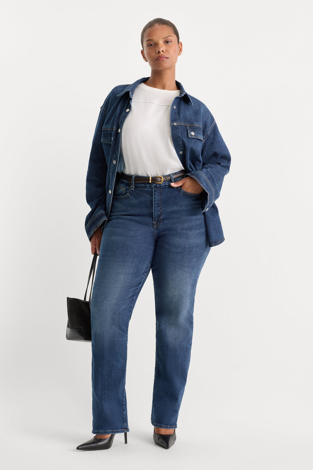 Luxury ALWAYS FITS GOOD LEGS STRAIGHT JEANS INDIGO571