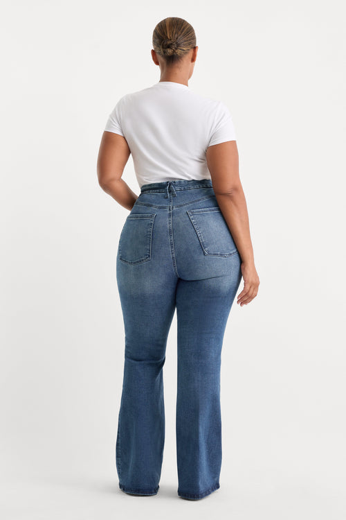 Luxury ALWAYS FITS GOOD LEGS FLARE JEANS INDIGO1071