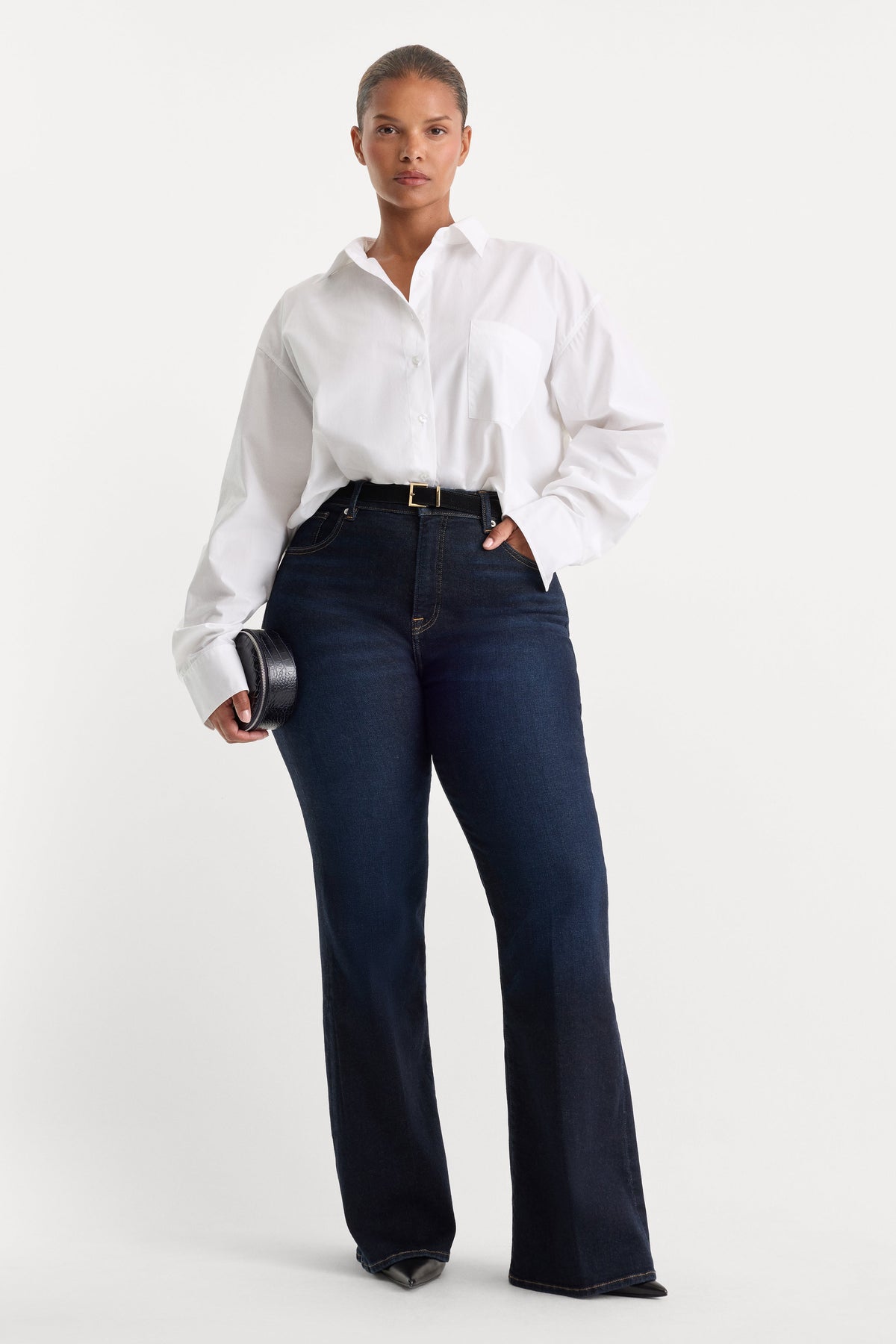 Luxury GOOD LEGS FLARE JEANS INDIGO1308