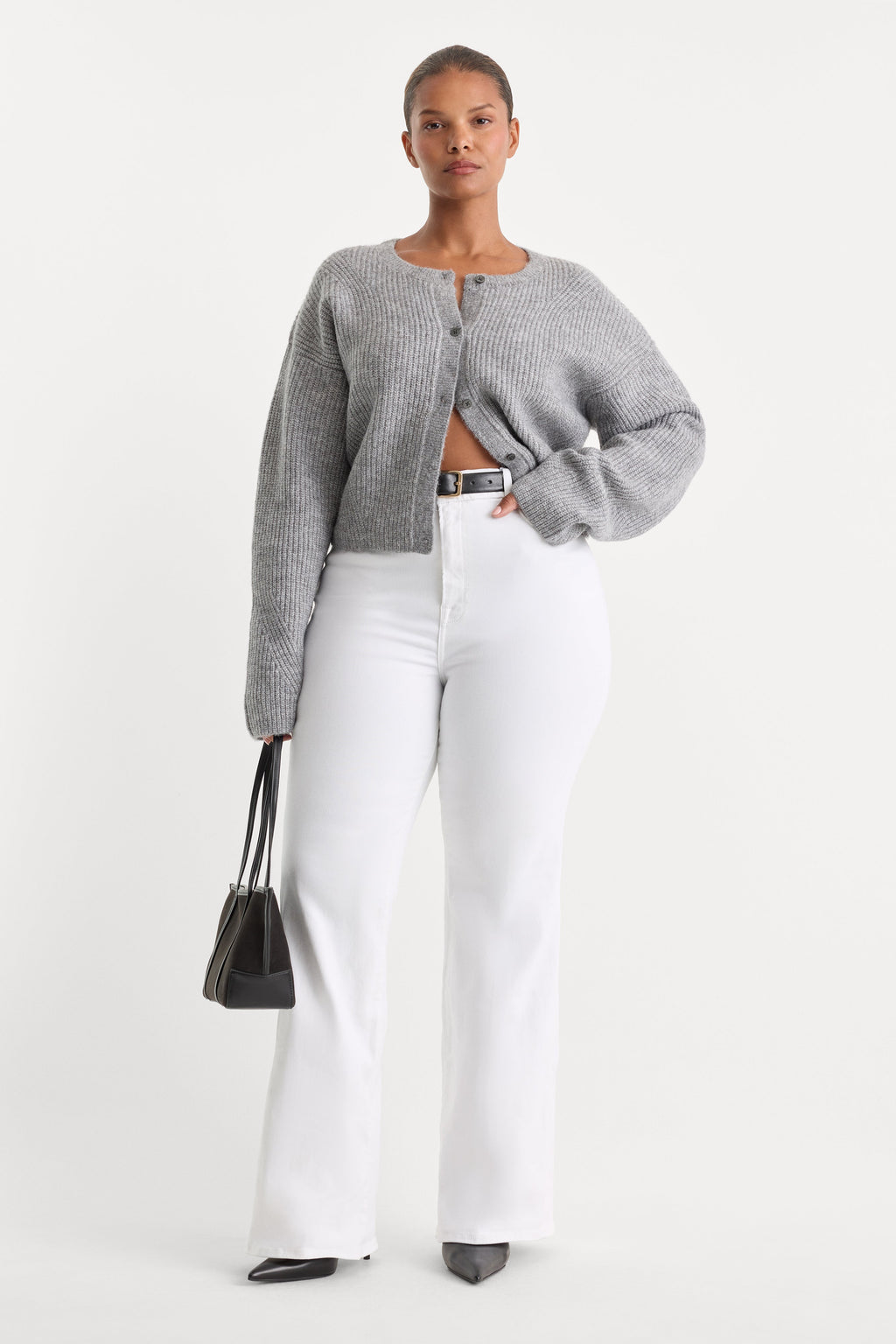 Luxury ALWAYS FITS GOOD CLASSIC BOOTCUT JEANS WHITE