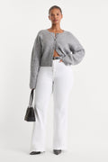 Luxury ALWAYS FITS GOOD CLASSIC BOOTCUT JEANS WHITE