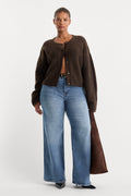 Luxury ALWAYS FITS SLIM PALAZZO JEANS TAWNY