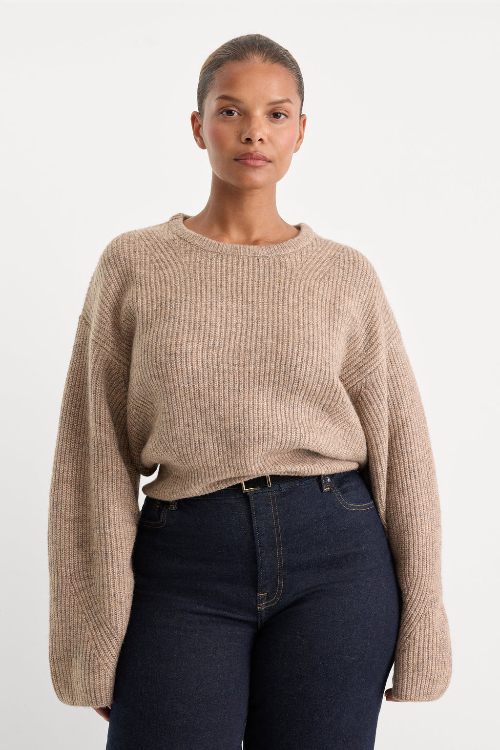 Luxury THE CHUNKY KNIT SWEATER DUSK
