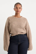 Luxury THE CHUNKY KNIT SWEATER DUSK