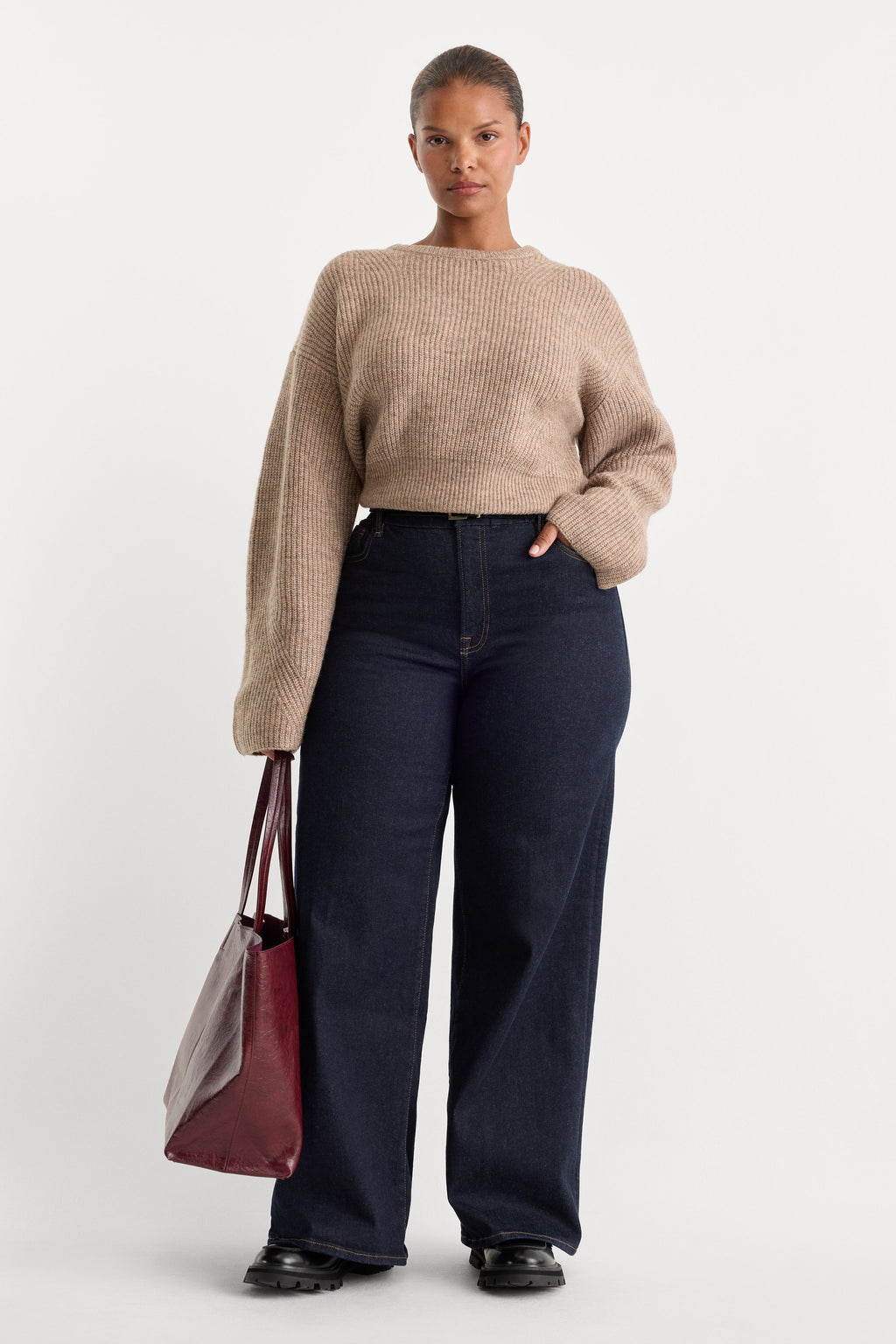 Luxury ALWAYS FITS SLIM PALAZZO JEANS DENETHIC BLUE