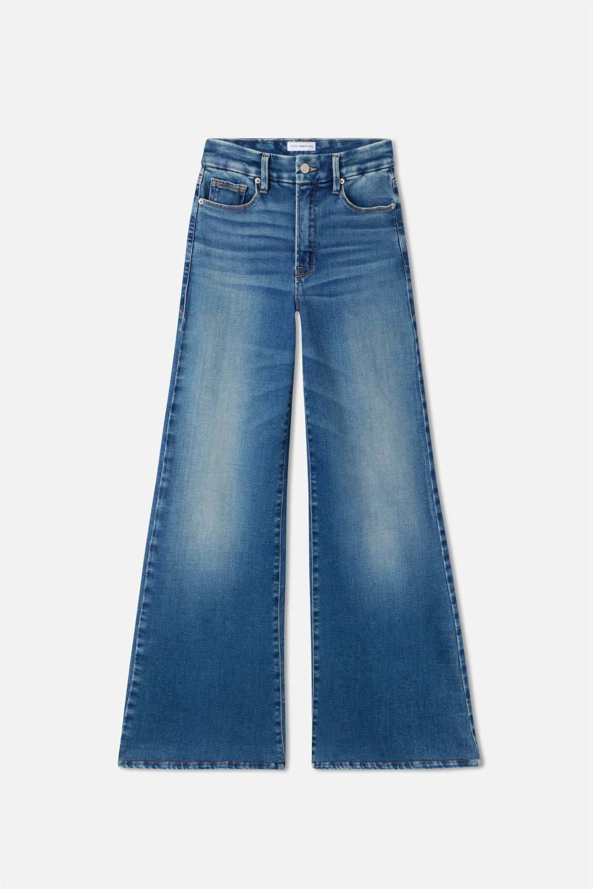 Luxury SOFT TECH GOOD WAIST PALAZZO JEANS INDIGO986