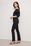 Luxury GOOD LEGS STRAIGHT JEANS BLACK184