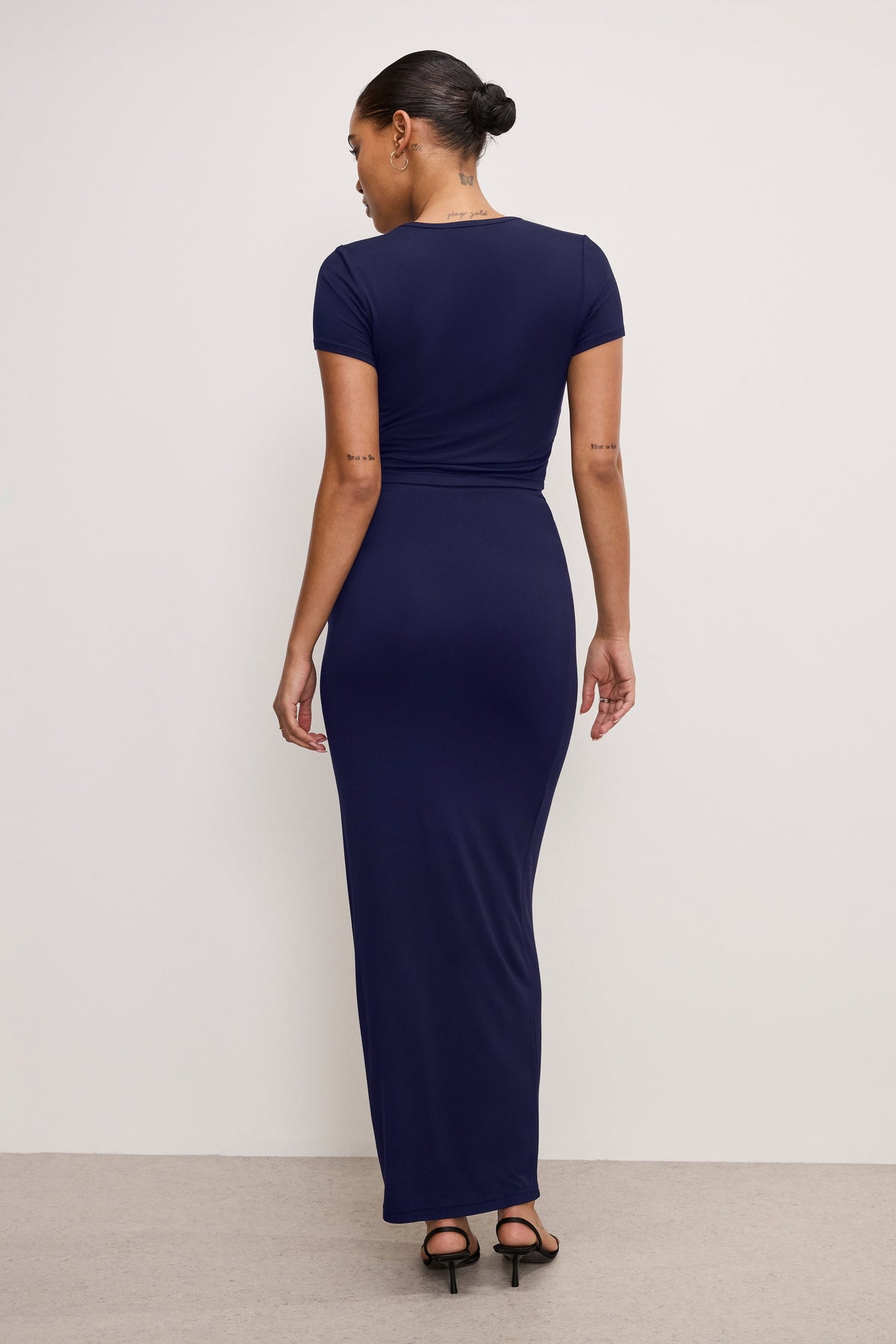 Luxury STRETCH JERSEY MAXI SKIRT HORIZON INK