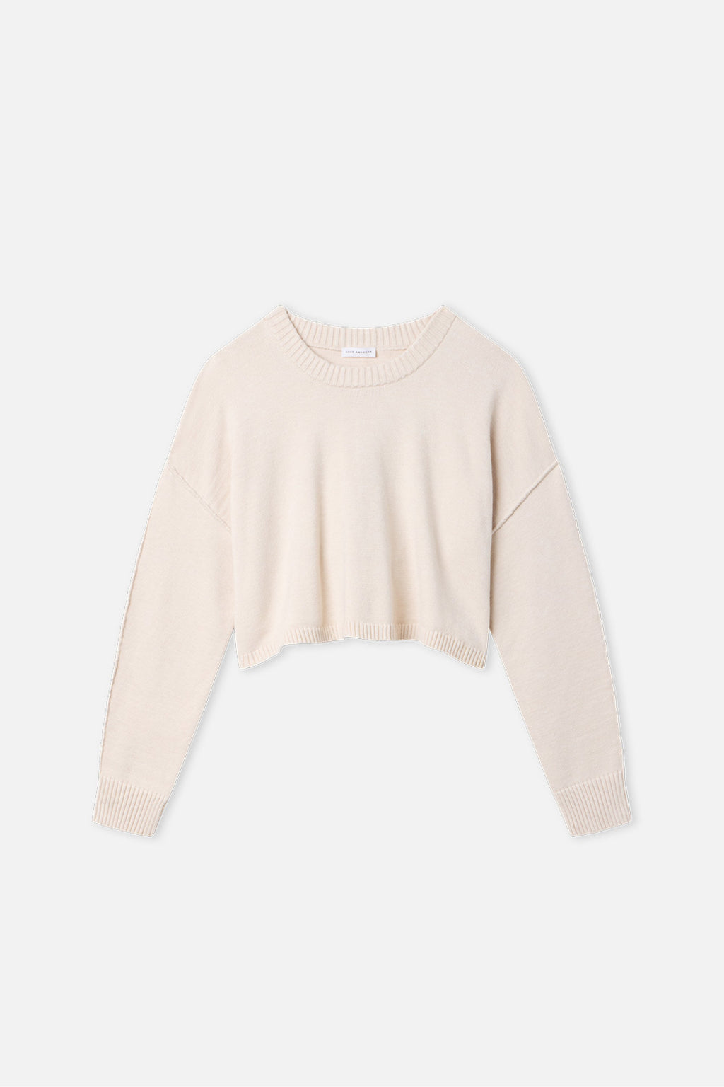 Luxury COZY KNIT CREW NECK VANILLA001