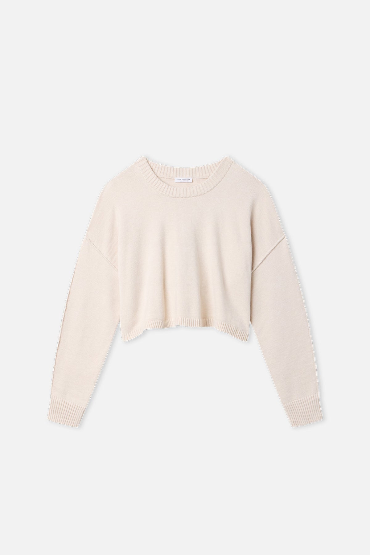 Luxury COZY KNIT CREW NECK VANILLA001