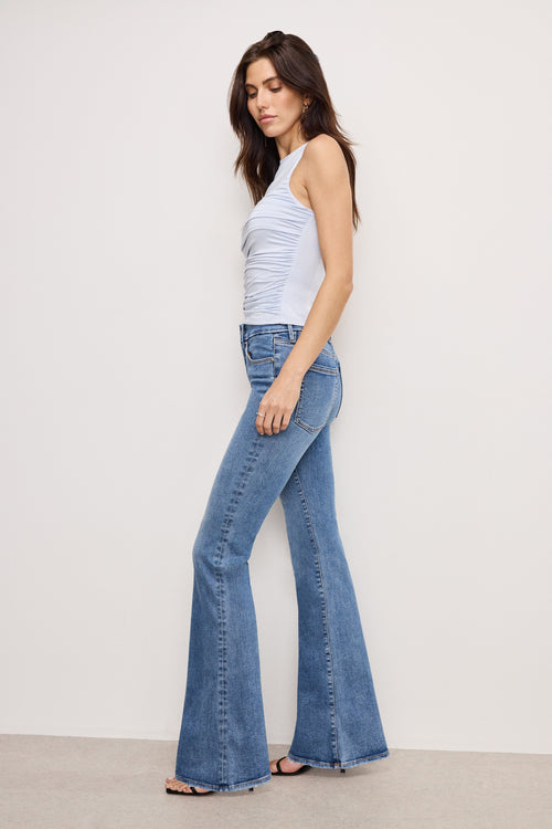 Luxury ALWAYS FITS GOOD LEGS FLARE JEANS INDIGO316