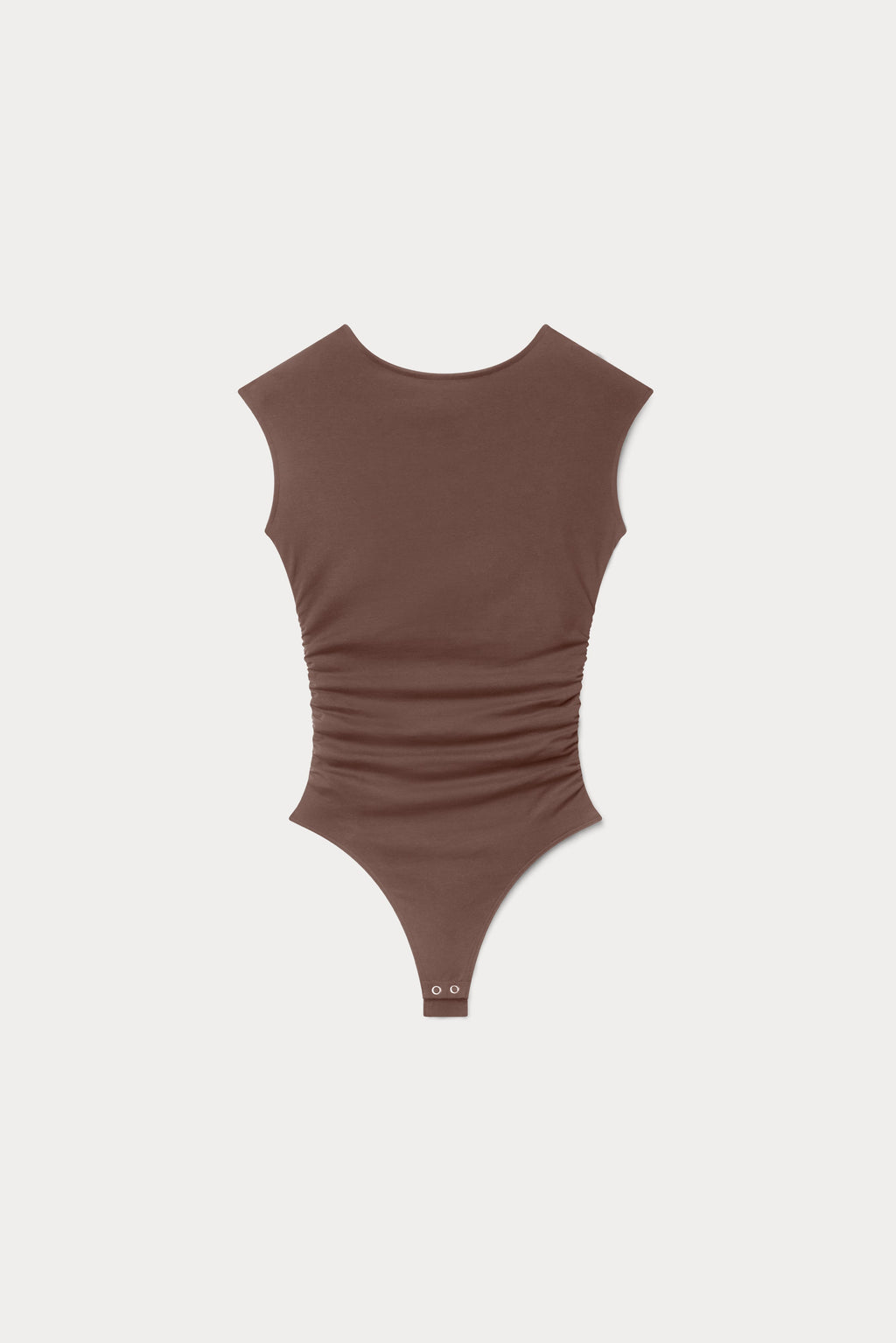 Luxury SUPER STRETCH OPEN BACK BODY SUIT BITTER COCOA