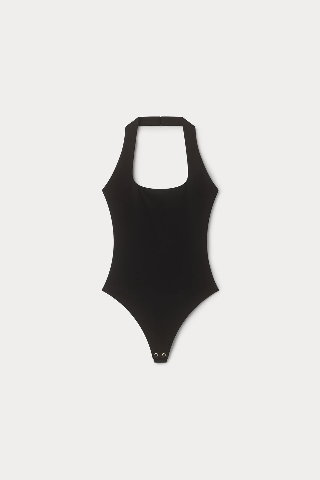 Luxury SCULPTING HALTER SQUARE NECK BODYSUIT BLACK001