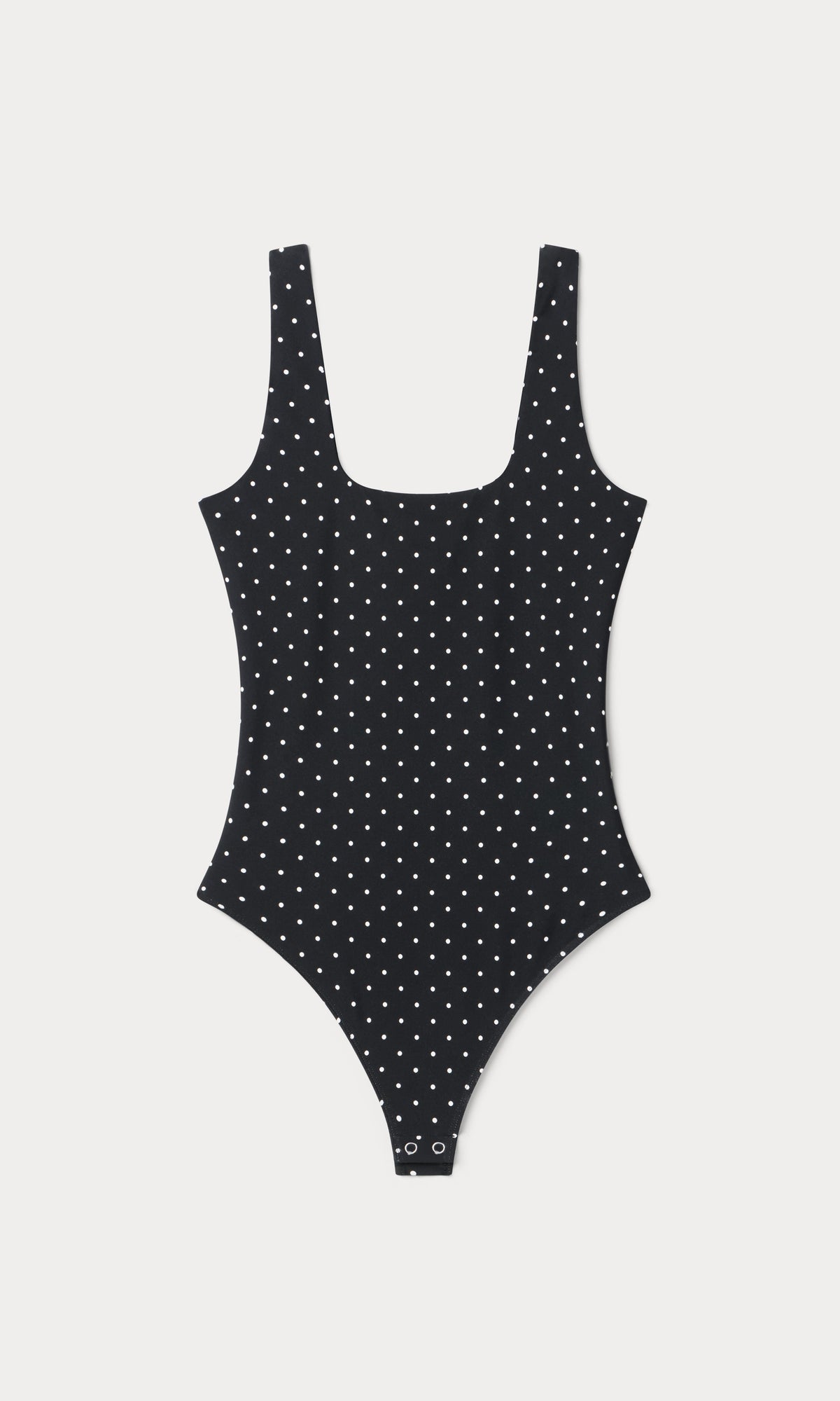Luxury THE WEIGHTLESS SCULPTING MODERN TANK BODYSUIT MINI DOT BLACK