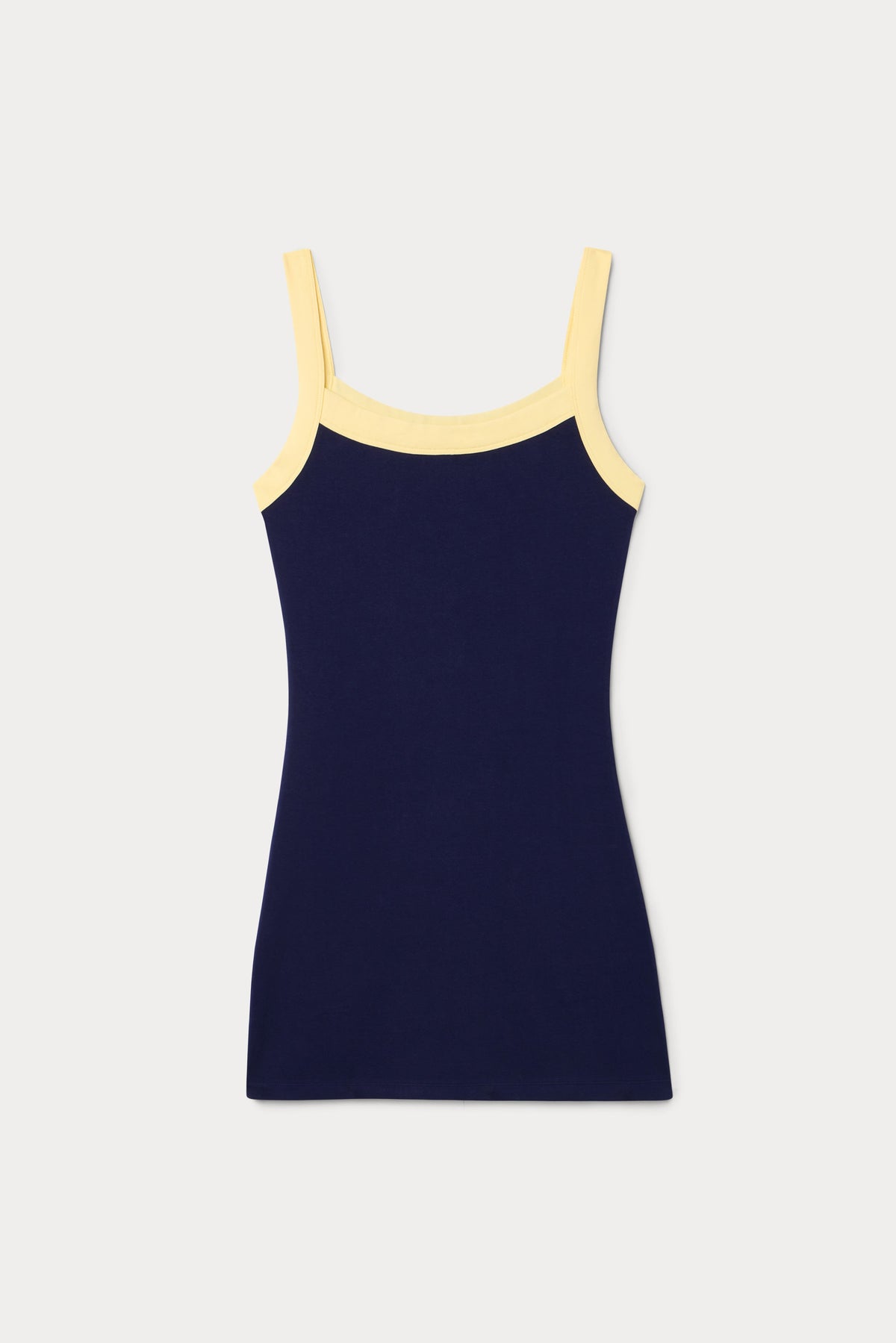 Luxury THE RINGER TANK MINI DRESS HORIZON INK