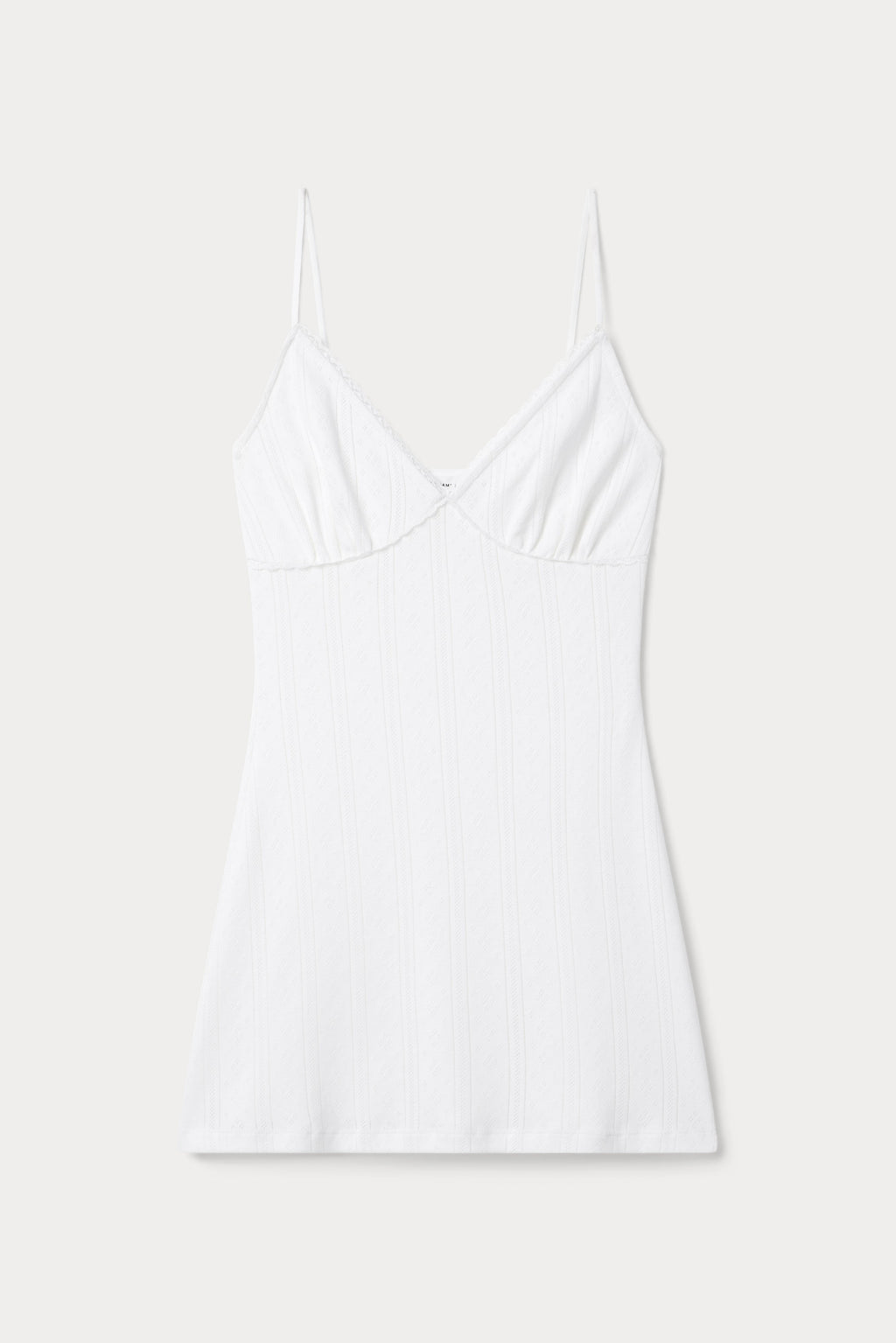 Luxury THE POINTELLE MINI DRESS WHITE001