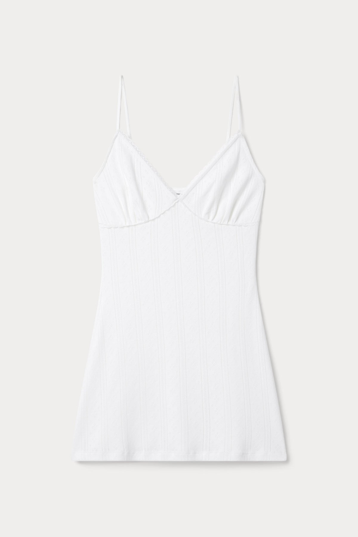 Luxury THE POINTELLE MINI DRESS WHITE001