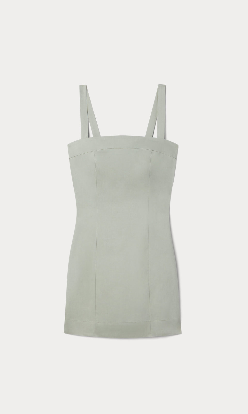 Luxury THE STRUCTURED LINEN MINI DRESS MOSSWELL