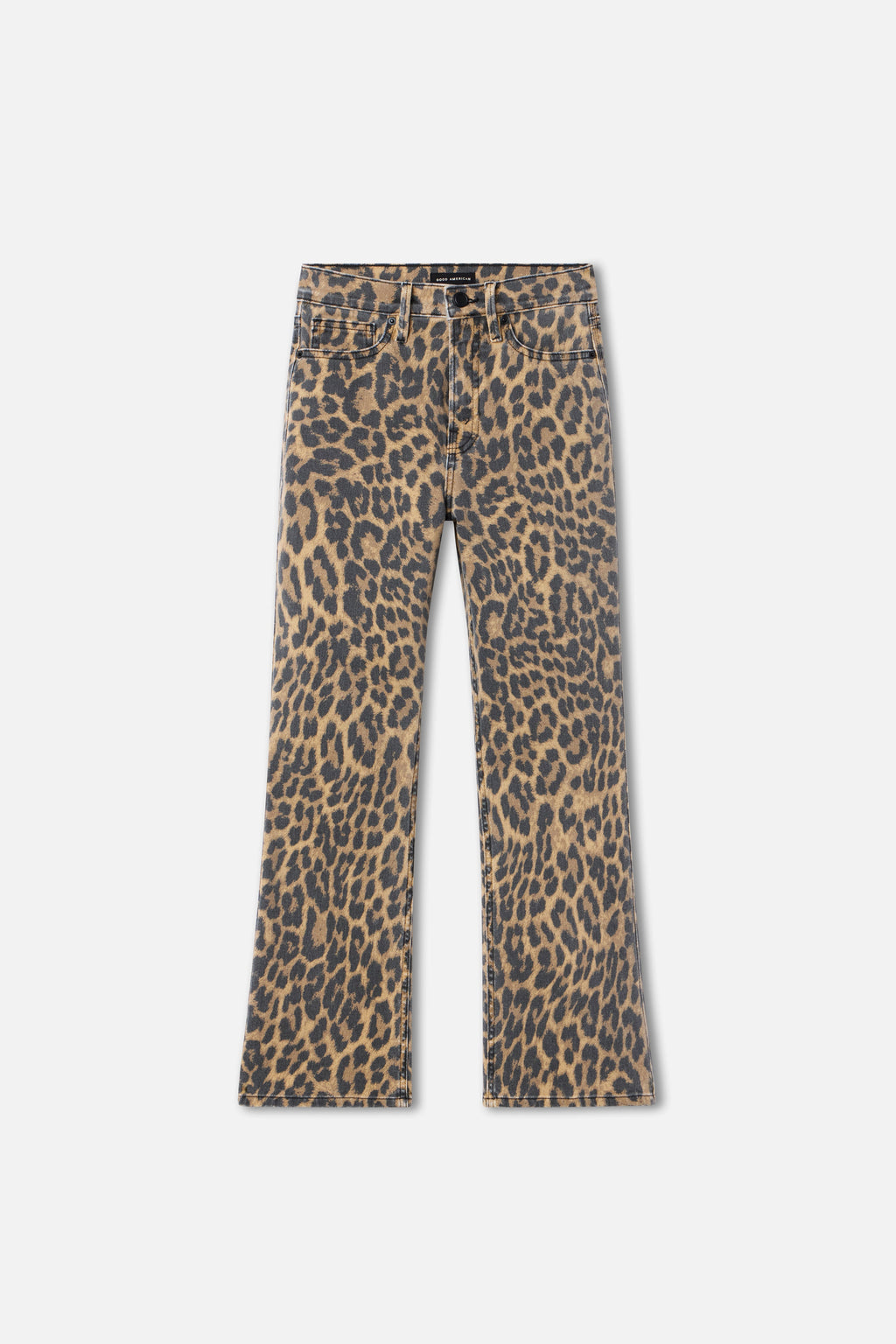 Luxury GOOD KICK FLARE LEOPARD JEANS LUCKY LEOPARD001