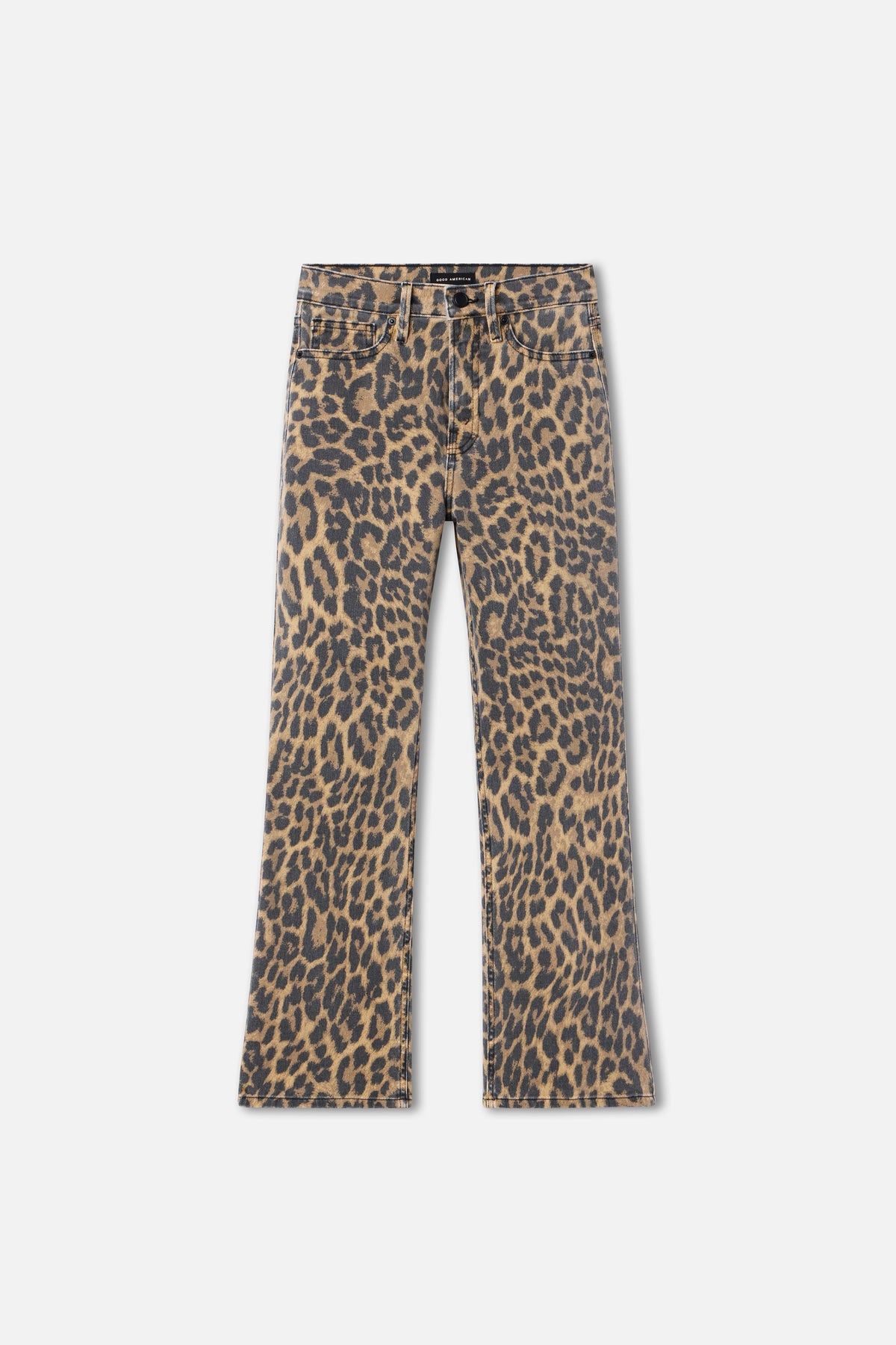 Luxury GOOD KICK FLARE LEOPARD JEANS LUCKY LEOPARD001