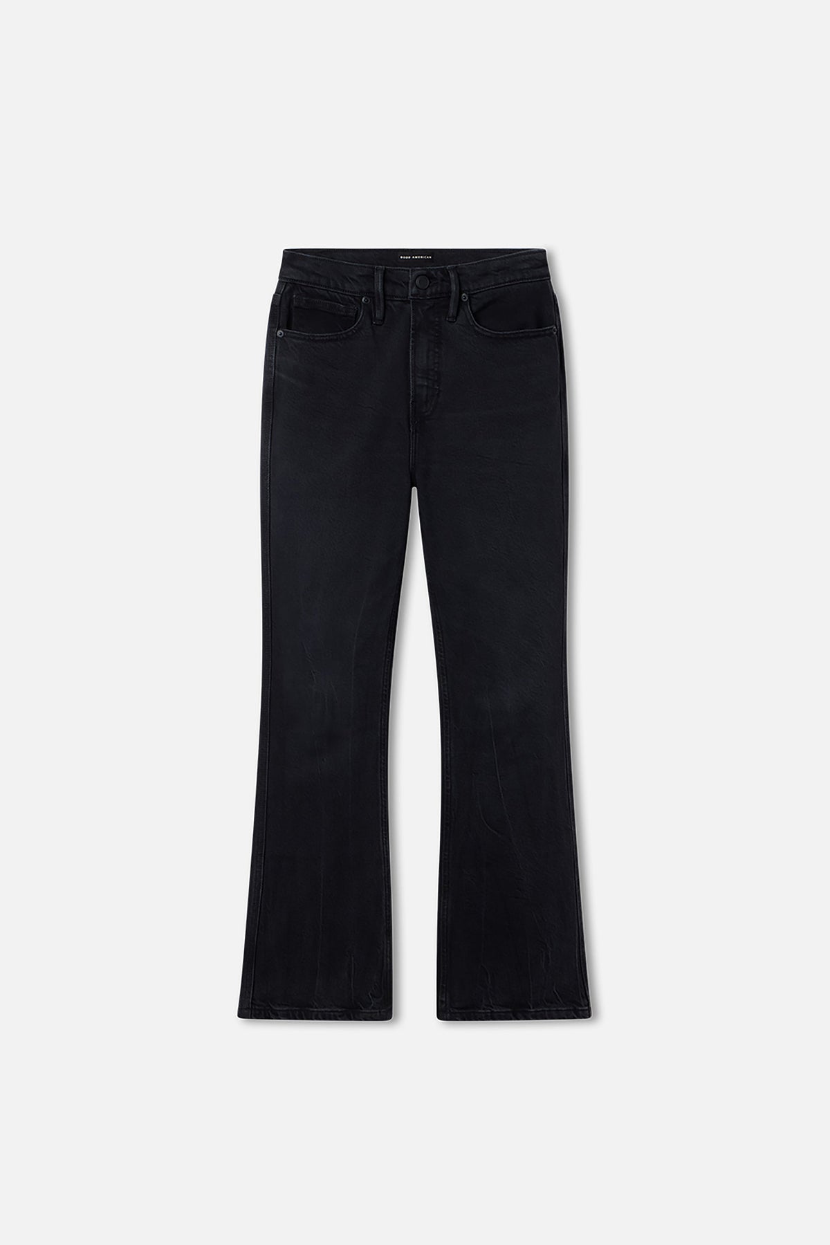 Luxury SOFT TECH GOOD KICK FLARE JEANS BLACK390