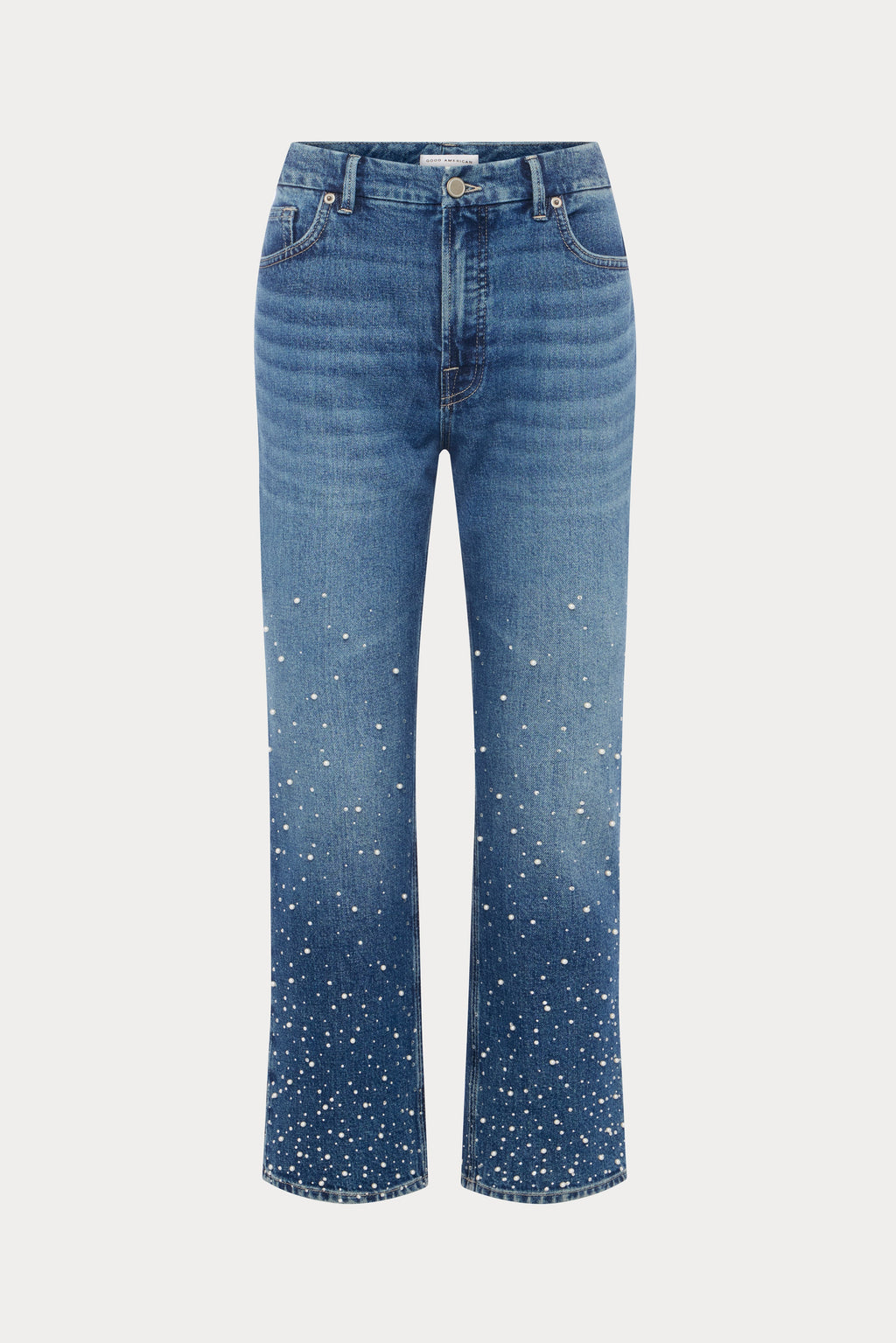 Luxury GOOD ICON STRAIGHT ANKLE PEARL JEANS INDIGO1186