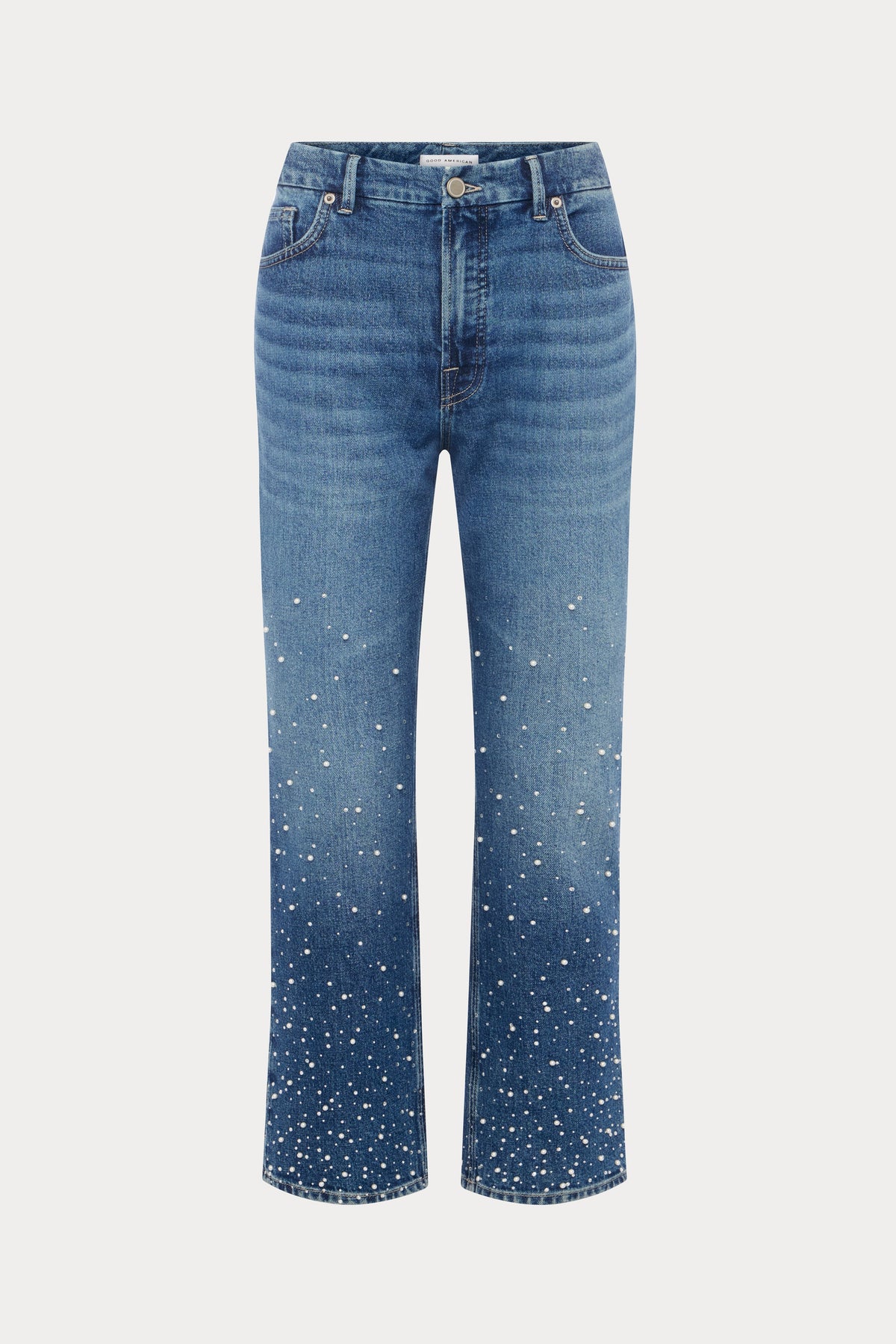 Luxury GOOD ICON STRAIGHT ANKLE PEARL JEANS INDIGO1186