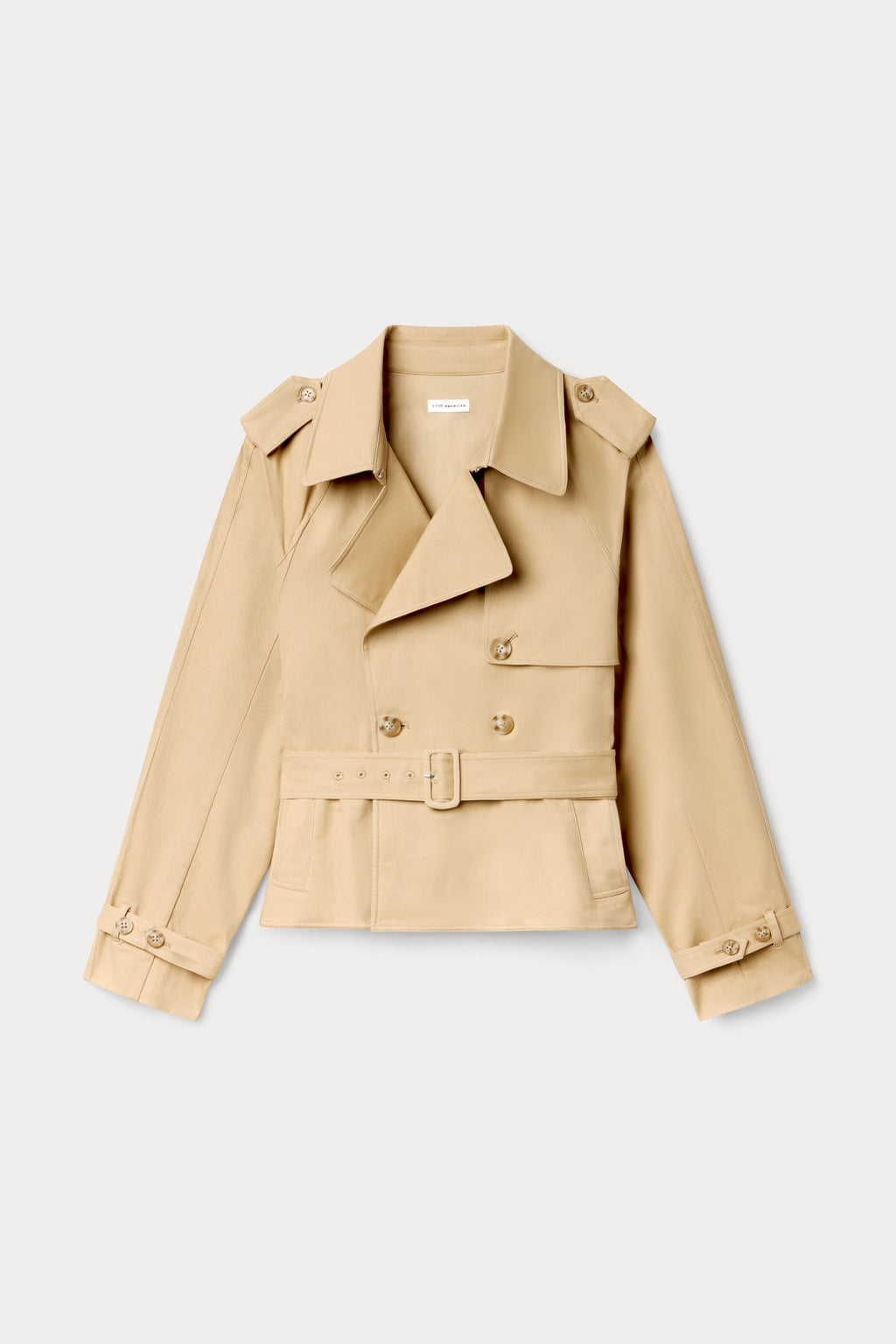 Luxury THE CROPPED TRENCH JACKET SANDY FAWN