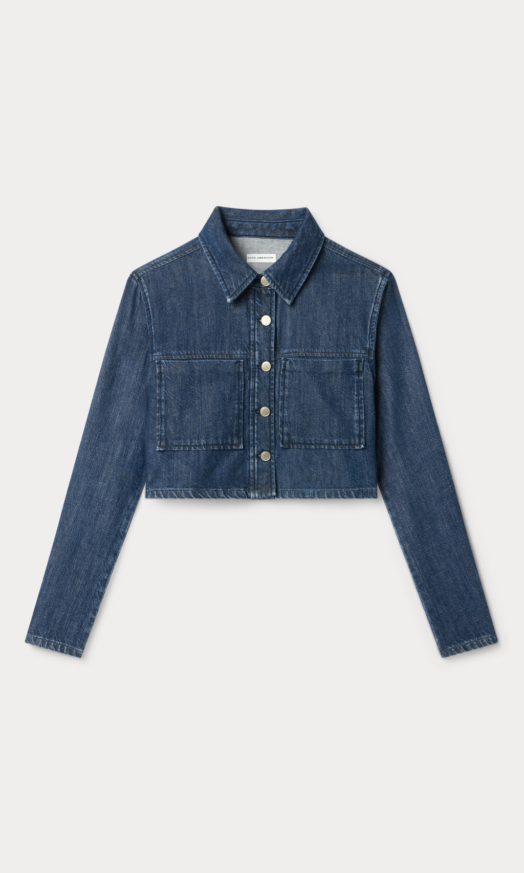 Luxury DENIM CROPPED JACKET INDIGO1187