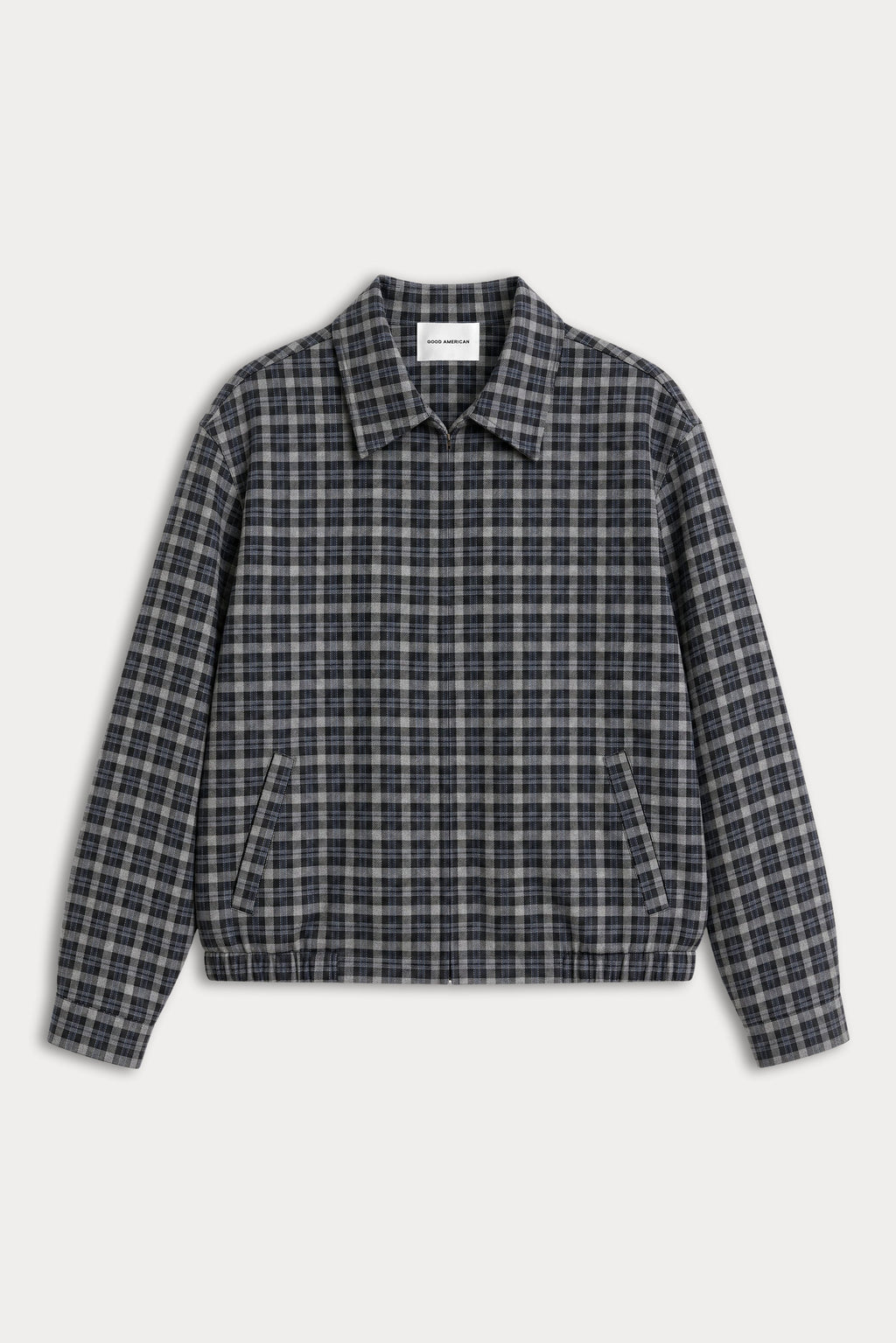 Luxury THE LIGHTWEIGHT BOMBER JACKET CHARCOAL PLAID