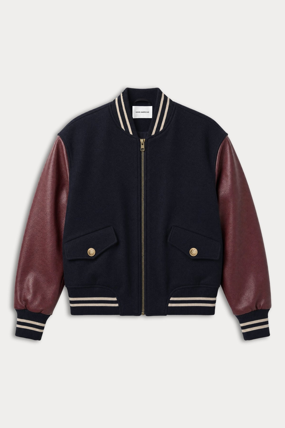 Luxury THE TEAM VARSITY JACKET NEW NAVY002
