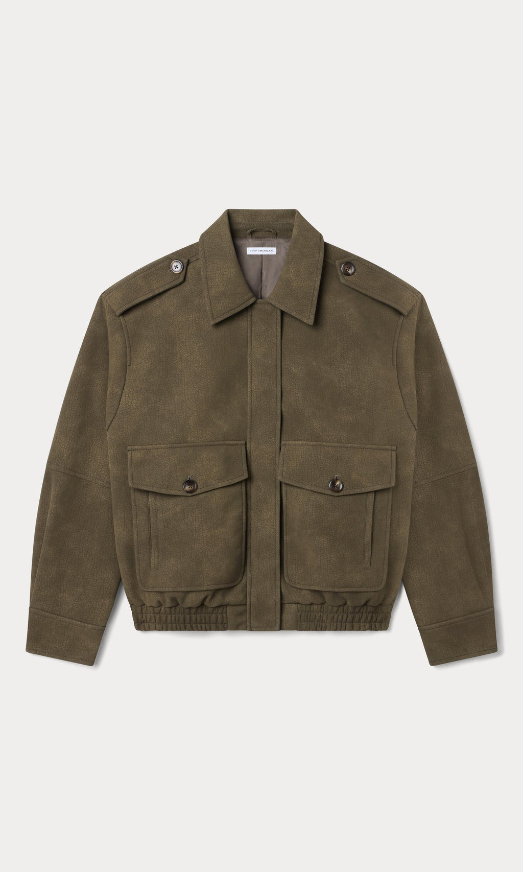 Luxury THE BETTER THAN LEATHER BOMBER JACKET STONE
