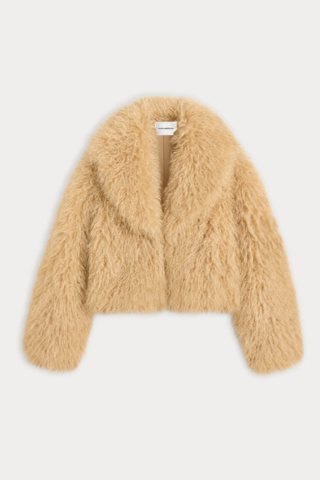 Luxury THE FAUX FUR COAT SAND
